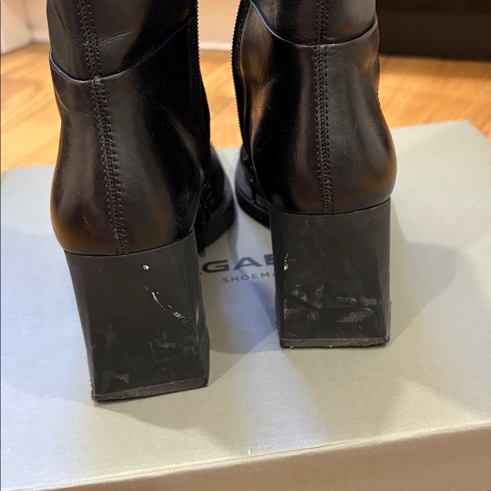 Vagabond Black Leather Women's Boots - Picture 4 of 7